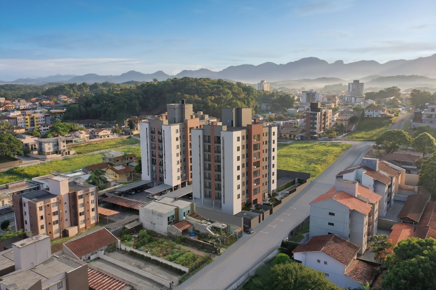 Vista aérea do bairro Costa e Silva